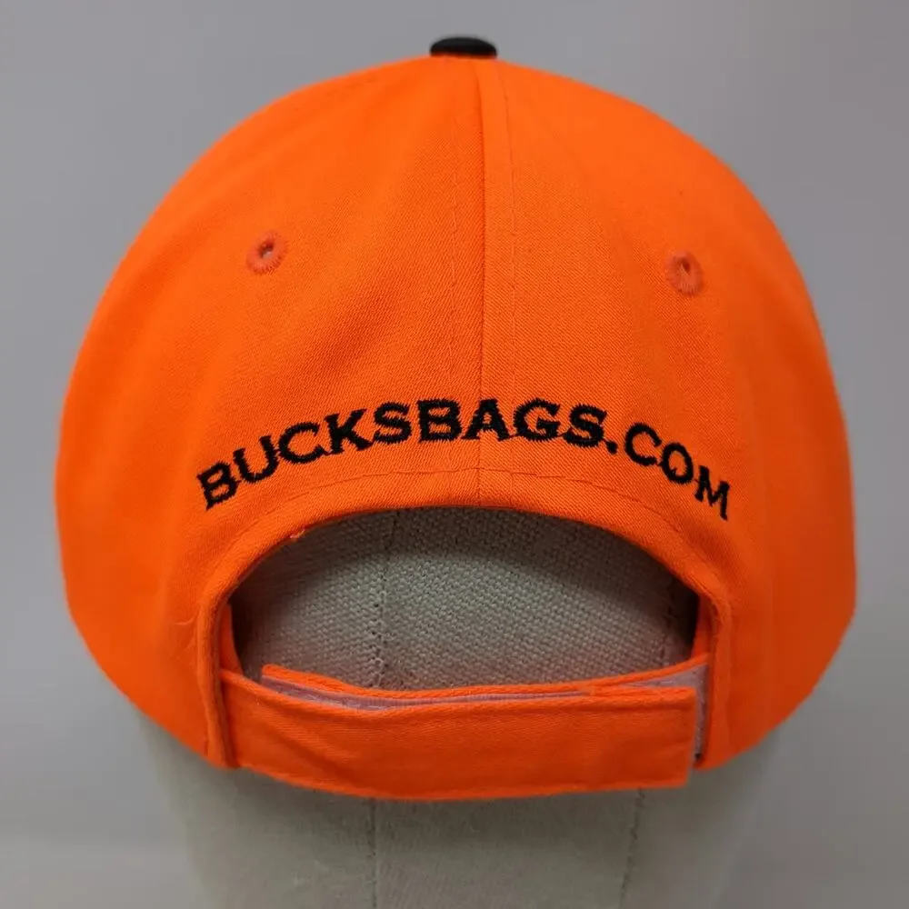 Buck's Bags Baseball Cap Orange One Size Pheasant Upland Vest Strapback Hat